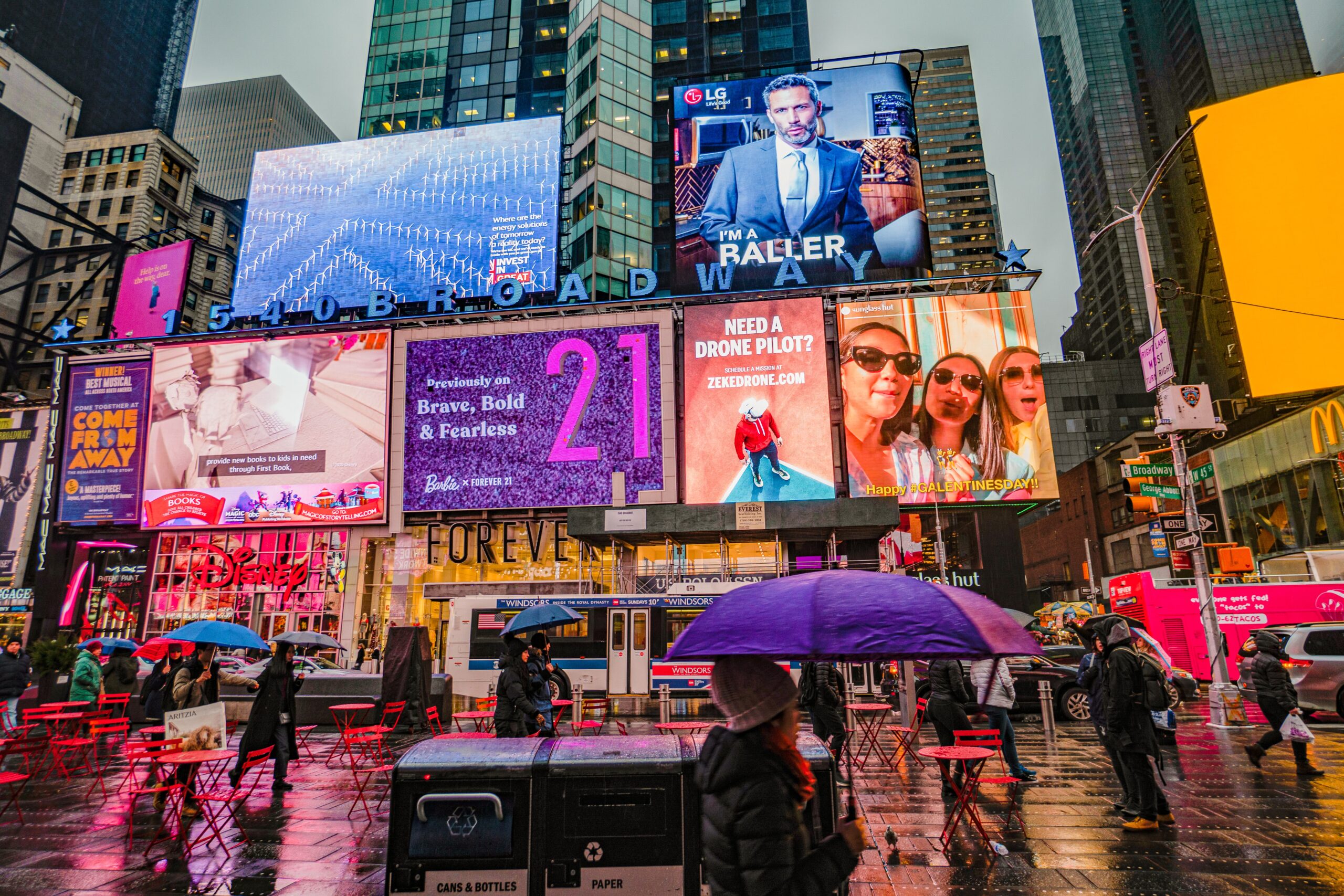 Outdoor Advertising seen through Billboards